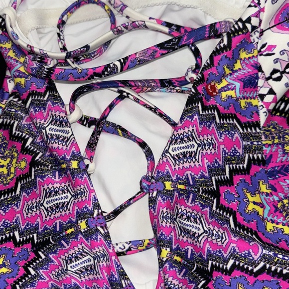 Red Carter One Piece Swimsuit - Picture 5 of 10